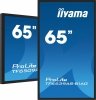 IIYAMA Monitor 65 cali TF6539AS-B1AG,IPS,4K,HDMIx2,DP,RJ45,3xUSB,2x10W,      ANDROID,24/7,IP65